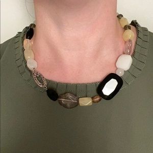 Lia Sophia | Earth Tone Chunky Beaded Necklace